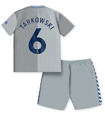 Everton James Tarkowski #6 Tredjeställ Barn 2023-24 Kortärmad (+ Korta byxor)